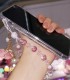 Handmade Crystal iPhone 16 Case Glitter Bling Ring Stand Phone Cover Luxury Crystal Rhinestone