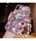 Handmade Crystal iPhone 16 Case Glitter Bling Phone Cover Luxury Crystal Diamond Rhinestone