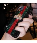 Handmade Crystal iPhone 16 Case Glitter Bling Bee Phone Cover Luxury Crystal Rhinestone Diamond