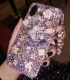 Handmade Crystal iPhone 16 Case Glitter Bling Phone Cover Luxury Crystal Diamond Rhinestone