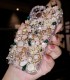 Handmade Crystal iPhone 16 Case Glitter Bling Flower Phone Cover