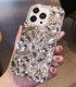 Handmade Crystal iPhone 16 Case Glitter Bling Phone Cover