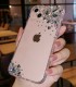 Handmade Crystal iPhone 16 Case Glitter Bling Minimalist Phone Cover Luxury Crystal Rhinestone