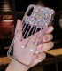 Handmade Crystal iPhone 16 Case Bling Phone Cover Luxury Crystal Rhinestone