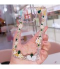 Handmade Crystal iPhone 16 Case Glitter Bling Minimalist Phone Cover Luxury Crystal Rhinestone