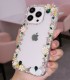 Handmade Crystal iPhone 16 Case Glitter Bling Minimalist Phone Cover Luxury Crystal Rhinestone