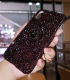 Handmade Crystal iPhone 16 Case Glitter Bling Ring Stand Phone Cover Luxury Crystal Rhinestone