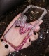 Handmade Crystal iPhone 16 Case Glitter Bling Bow Phone Cover