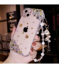 Handmade Crystal iPhone 16 Case Glitter Bling Phone Cover Luxury Crystal Diamond Rhinestone