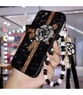 Handmade Crystal iPhone 16 Case Bling Gift Flower Phone Cover