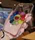 Handmade Crystal iPhone 16 Case Glitter Bling Kaikai Kiki Logo Phone Cover Luxury Rhinestone